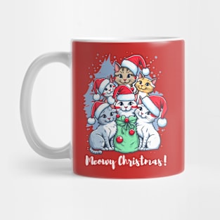 Meowy Christmas Mug